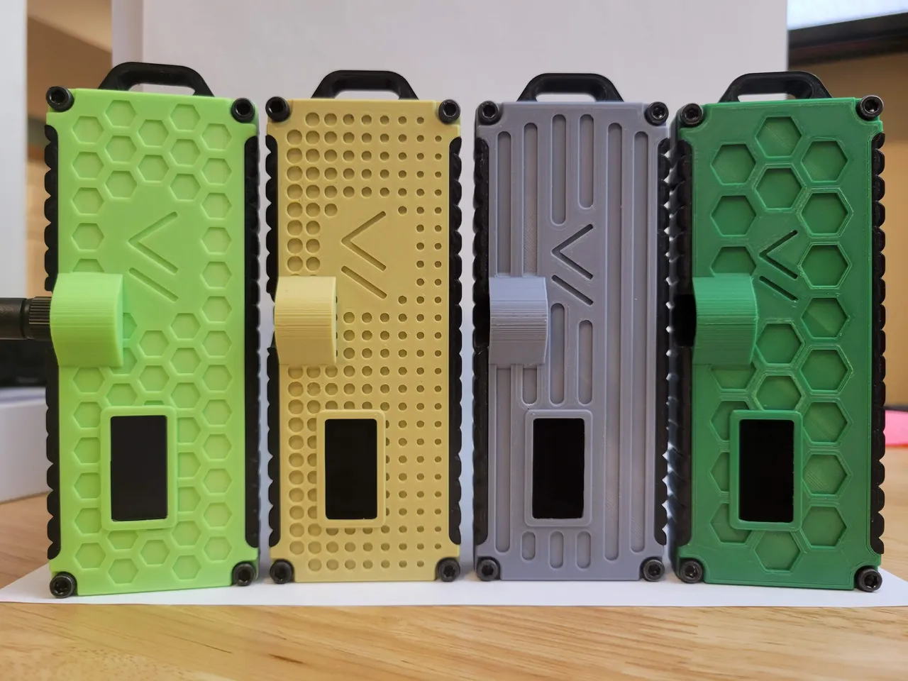 Cases 3D coloridos